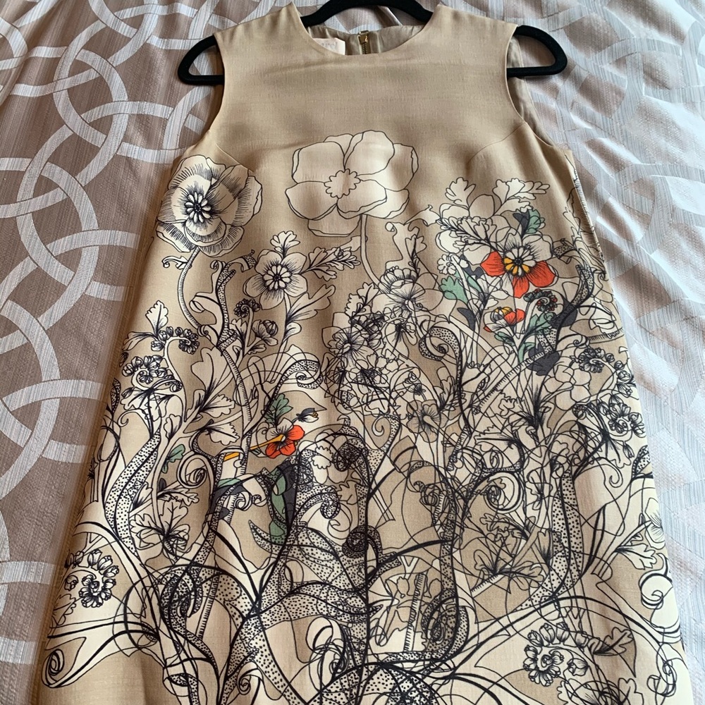 Floral/beige Cacharel short dress - Picture 4 of 7